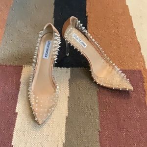 Steve Madden clear heels